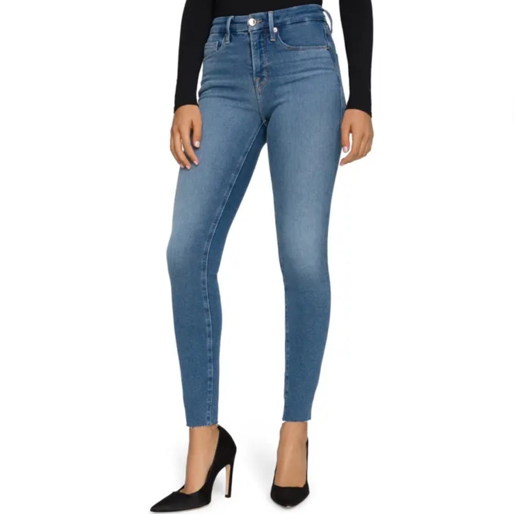 Good American Mid Blue Skinny Jeans